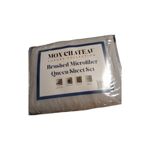 Mon Chateau Luxury Brushed Microfiber Sheet Set, Queen, Grey, NWT